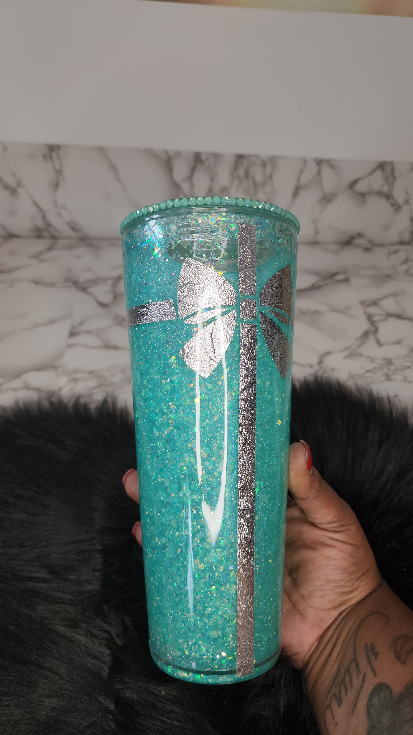 Acrylic Snow Globe Tumblers